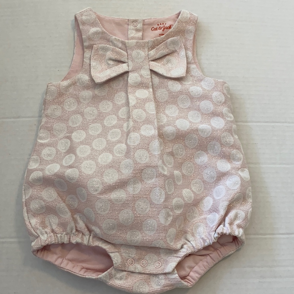 2/$15 Baby Girl Bubble Romper Outfit